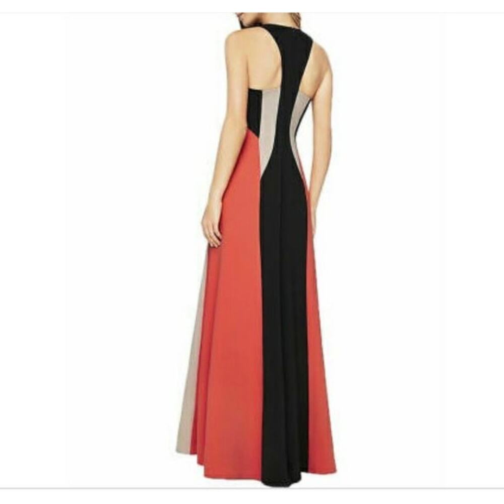 🔥 BCBGMAXAZRIA Johanna Colorblock Gown - Red Carpet Ready! Sz 6 - Picture 4 of 13